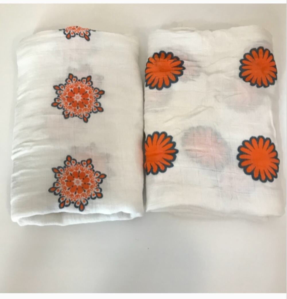 NEW! Aden + Anais Swaddling Blankets in MELA (2 PACK)